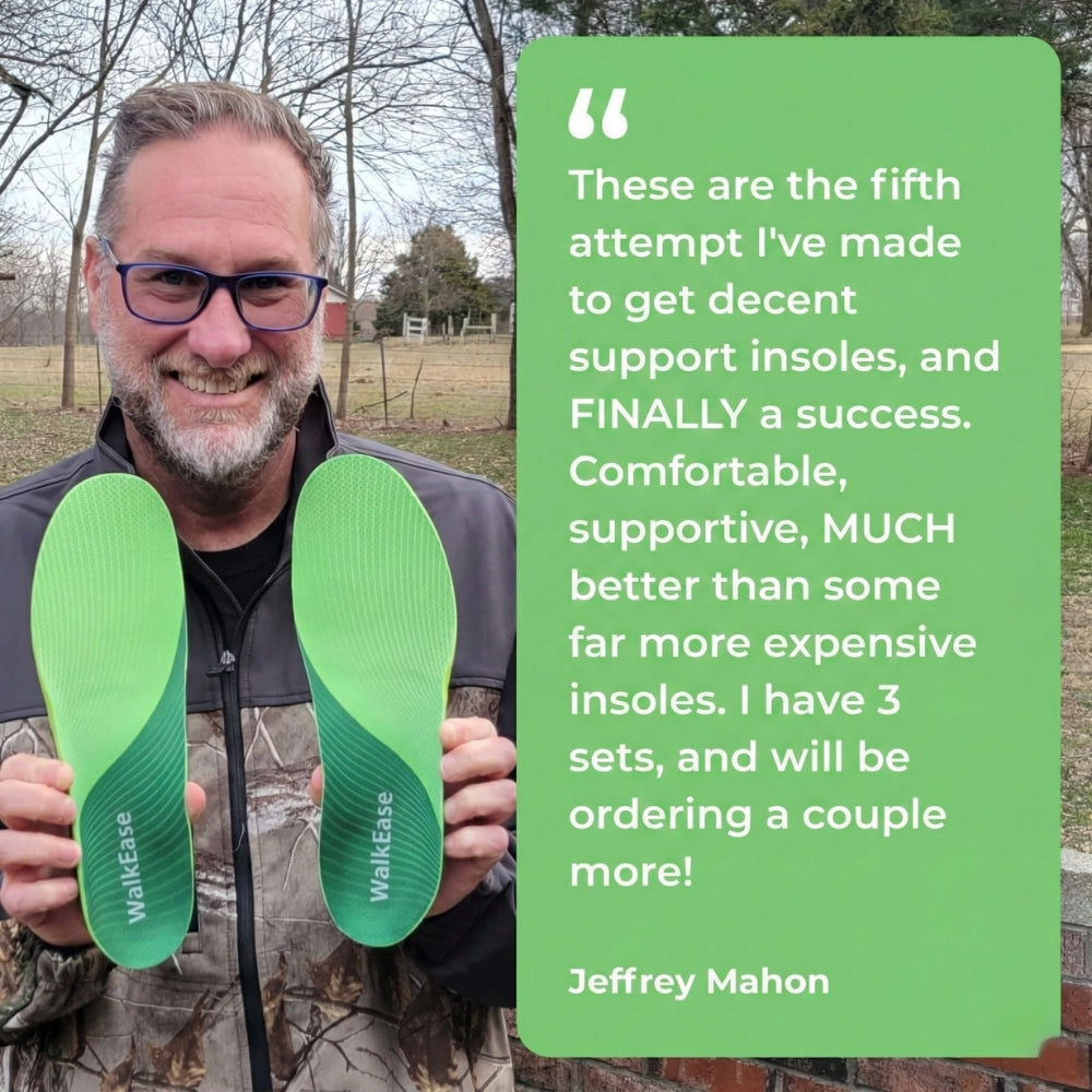 WalkEase™ Pain Relief Orthopedic Insoles