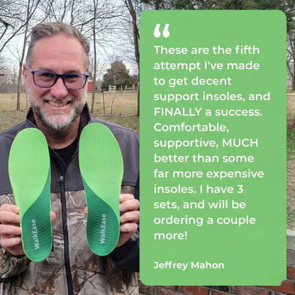 WalkEase™ Pain Relief Orthopedic Insoles